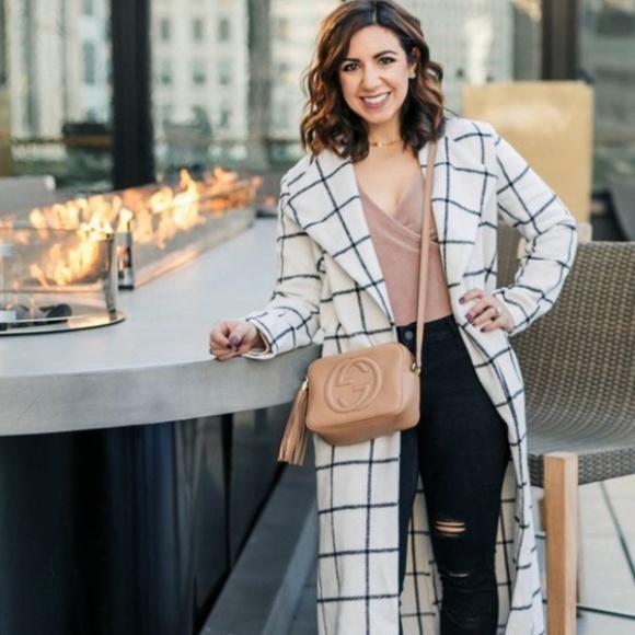 SHEIN Jackets & Blazers - Shein Window Pane Winter Coat